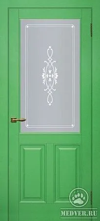 Межкомнатная дверь Зеленая - 12