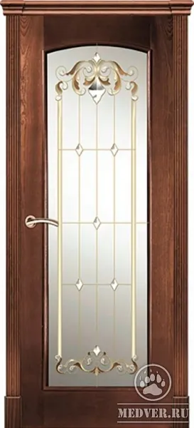 Межкомнатная дверь со стеклом 75