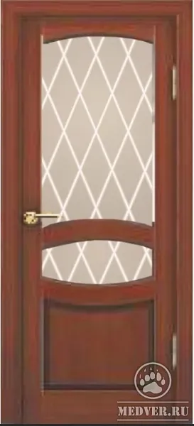 Межкомнатная дверь со стеклом 55