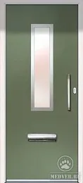 Металлическая дверь из массива сосны-146
