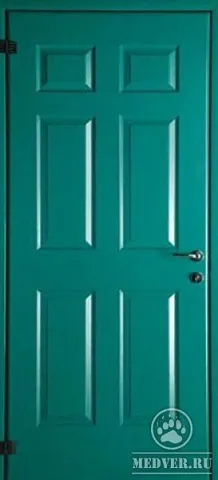 Зеленая входная дверь - 8