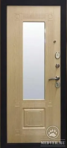 Стальная дверь с зеркалом-123