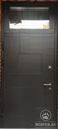 Металлическая дверь со стеклом - 3