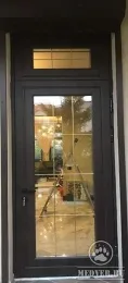 Металлическая дверь со стеклом - 2