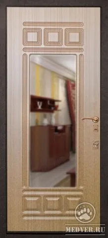 Стальная дверь с зеркалом-155